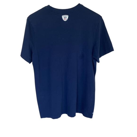 Nike Dri-FIT New England Patriots Navy T-Shirt - Large - Picture 2 of 4